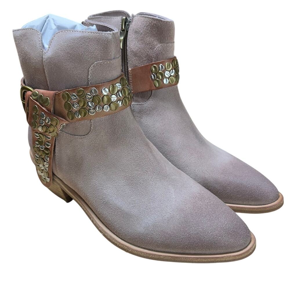 Antelope Women's Suede Ankle Boots Demi Blush Size 36 (US 5-5.5) New In Box